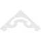 Ekena Millwork Pitch Northwest Architectural Grade PVC Gable Pediment, 72"W x 33"H x 1"P (11/12) GPP072X033X100NOR - alternate 3